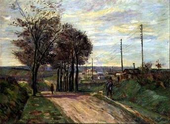 Przedmieścia Paryża, ok. 1881 (olej na płótnie)