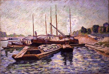 Sekwana w Charenton-le-Pont, ok.1885 (olej na płótnie)