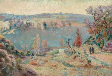 Dolina Sedelle w Pont Charraud: Biały Mróz, ok. 1903-1911.