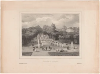 Fontanna w Château de Saint-Cloud Cascade de St. Cloud (tytuł na obiekcie) Wspaniałe widoki w Paryżu (tytuł serialu)