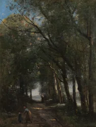 Droga przez drzewa, ca. 1870-73.