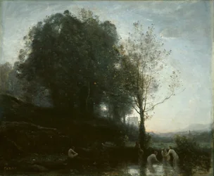 Kąpiel nimfy i dziecko, 185560.