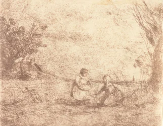 Dzieci na farmie Dzieci na farmie, 1853.