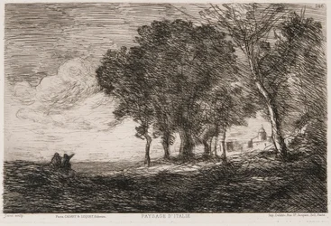 Pejzaż włoski, ok. 1865 r.