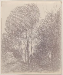 Pamiątka z Willi Pamphili, 1871 r.