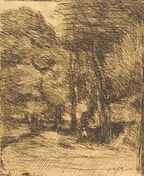 Pamiątka Bas-Breau Pamiątka Bas-Breau, 1858.