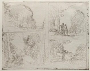 Ogród Peryklesa, Zaułek malarzy, Bazgroły, Wielki drwal, wydrukowany w 1921 r.