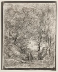 Ogrody Horacego, nadruk oryginalny 1855, wydrukowany w 1921 r.