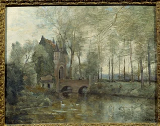 Zamek Wagnouville. Obraz Camille Corot (1796-1875)