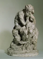Ugolino i jego synowie (tynk) (patrz także 197136 i 234151)