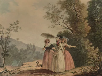 Paryskie Łaski w Bois de Vincennes, 1790, 1913