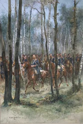 Żołnierze konno, 1884