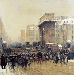 Przechodzący pułk, 1875