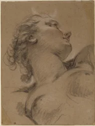 Przypisywany Jean-Baptiste Deshays - Głowa i górna część tułowia Diany, x1983-3
