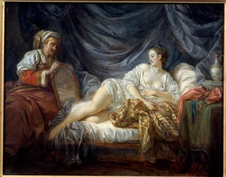 La Sultane Malarstwo Jeana Baptiste Leprince (1734-1781) 1772 Metz, Muzeum Sztuk Pięknych