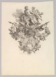 Winieta z Hefajstosem i Puttym, 1779.