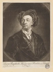 Portret Monnoyera z „Księgi wszelkiego rodzaju kwiatów z natury”