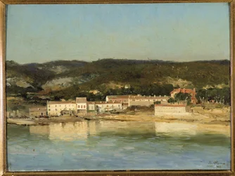 Widok miasta Carry le Rouet w Bouches du Rhone