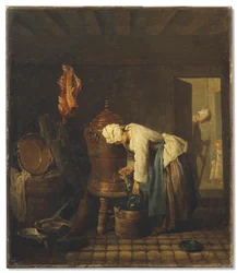 Francuski:  La fontaine
Niemiecki: Der Brunnen