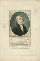 Portret Jeana-Baptiste Treilharda 1742-1810 , c. 1790.