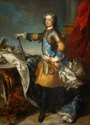 Portret króla Ludwika XV 1710-1774, ok. 1723-1724