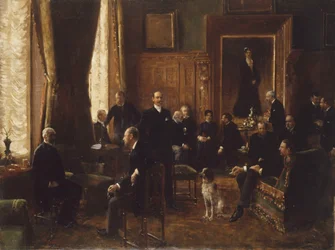 Salon hrabiny Potockiej, 1887 r.