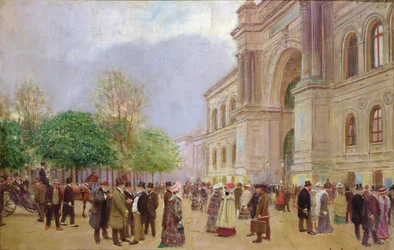 Wyjście z Salonu w Palais de L