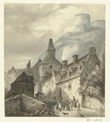 Widok na la Roche-Guyon
