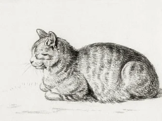 Leżący kot (1811)