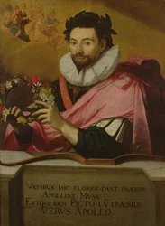 Portret Jeana de Cauleta z koroną Apollosa, 1635