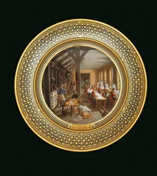 Papeteria, ok. 1820-35 (porcelana)