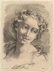 Głowa kobiety, 1748-69
