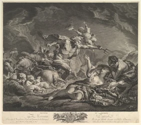 Neptun i Amimon, XVIII wiek.