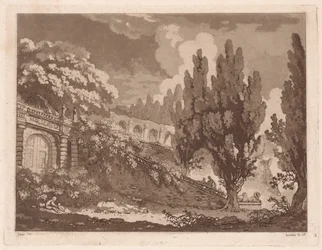 Schody w ogrodzie włoskim, 1766 r.