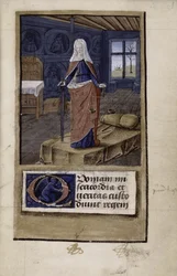 Alegoria Sprawiedliwości z John of Wales Breviloquium o cnotach starożytnych książąt i filozofów, 1475-1499