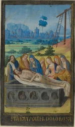 Złożenie do grobu (Modlitwa Stabat Mater), z Księgi Godzin