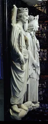 Podobizny Filipa III (1245-85) Śmiałego i Filipa IV (1268-1314) Sprawiedliwego (marmur)