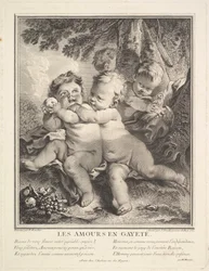 Wesołe amorki, 1750.