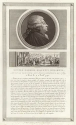 Portret Honore Gabriela Riqueti, hrabiego Mirabeau