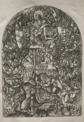 Apokalipsa: św. Jan wezwany do nieba, 1546-1556.