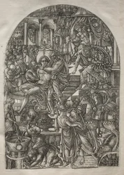 Apokalipsa: Męczeństwo św. Jana Ewangelisty, 1546-1556.