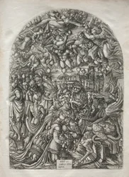 Apokalipsa: kobieta odziana w słońce, 1546-1556.