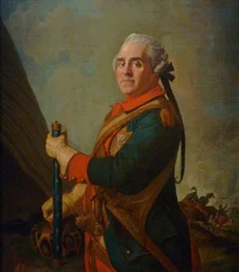 Portret Maurice de Saxe 16961750, marszałek Francji, XVIII wiek