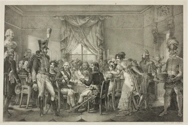 Napoleon w Pałacu Wielkiego Księcia we Florencji, tablica trzynasta z życia Polityczno-wojskowego Napoleona