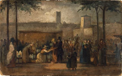 Targ kwiatowy, ok. 1839 r. (obraz)