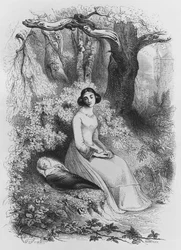 Heloise i Astrolabius, ilustracja z „Lettres d