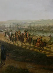 Napoleon Bonaparte (1769-1821) Wizyta w obozie w Boulogne w lipcu 1804 r. Fragment Napoleona i Flotylli, 1806 r.