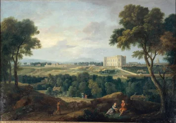 Obserwatorium widziane z Butte aux Cailles, około 1710 (olej na płótnie)