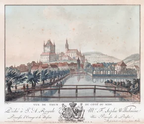 Vue De Thun Du Cote Du Midi, ok.
1770-1780 (rycina)