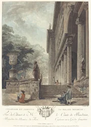 Kolumnada i Ogrody Pałacu Medyceuszy, ok. 1930 r. 1776